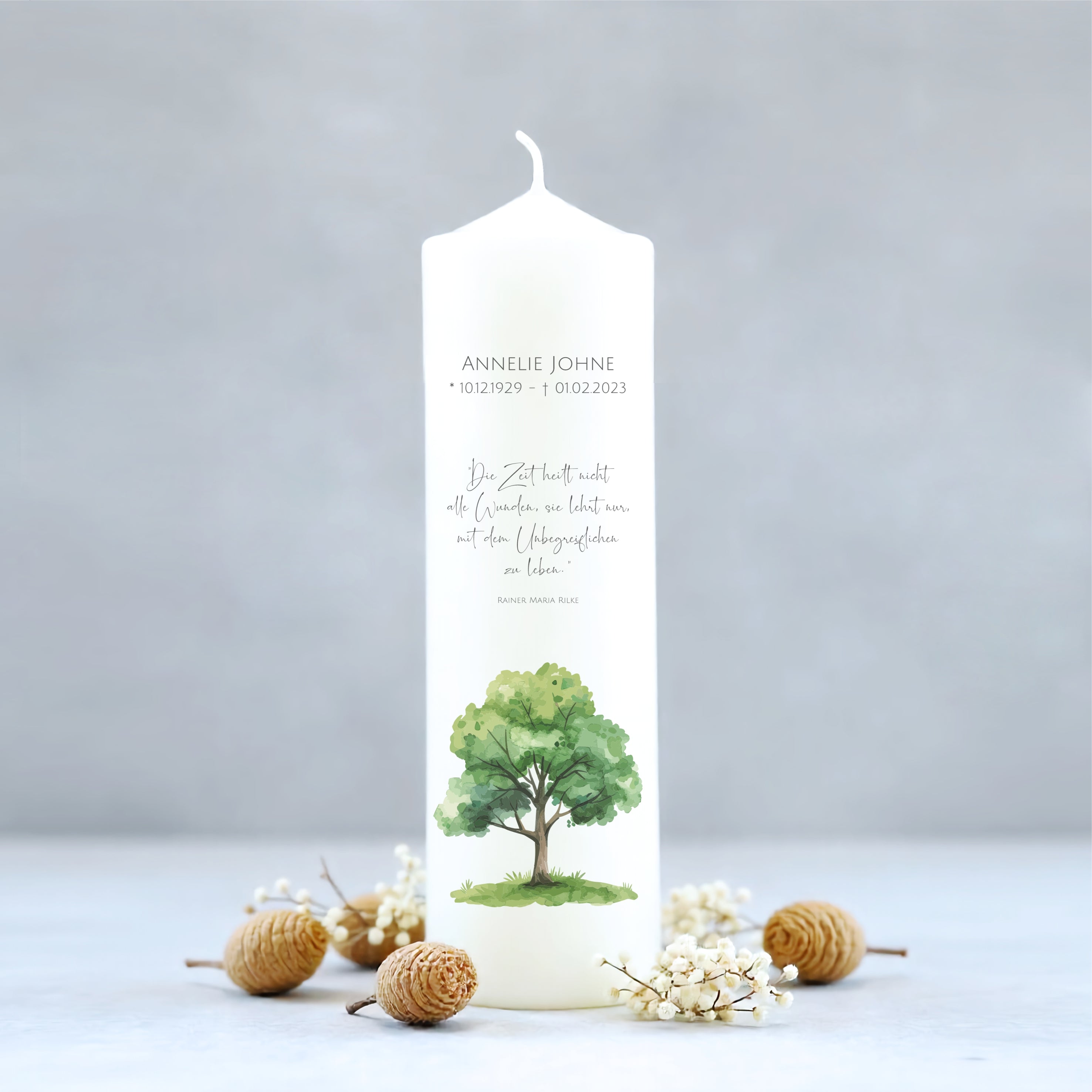 Gedenkkerze | Baum