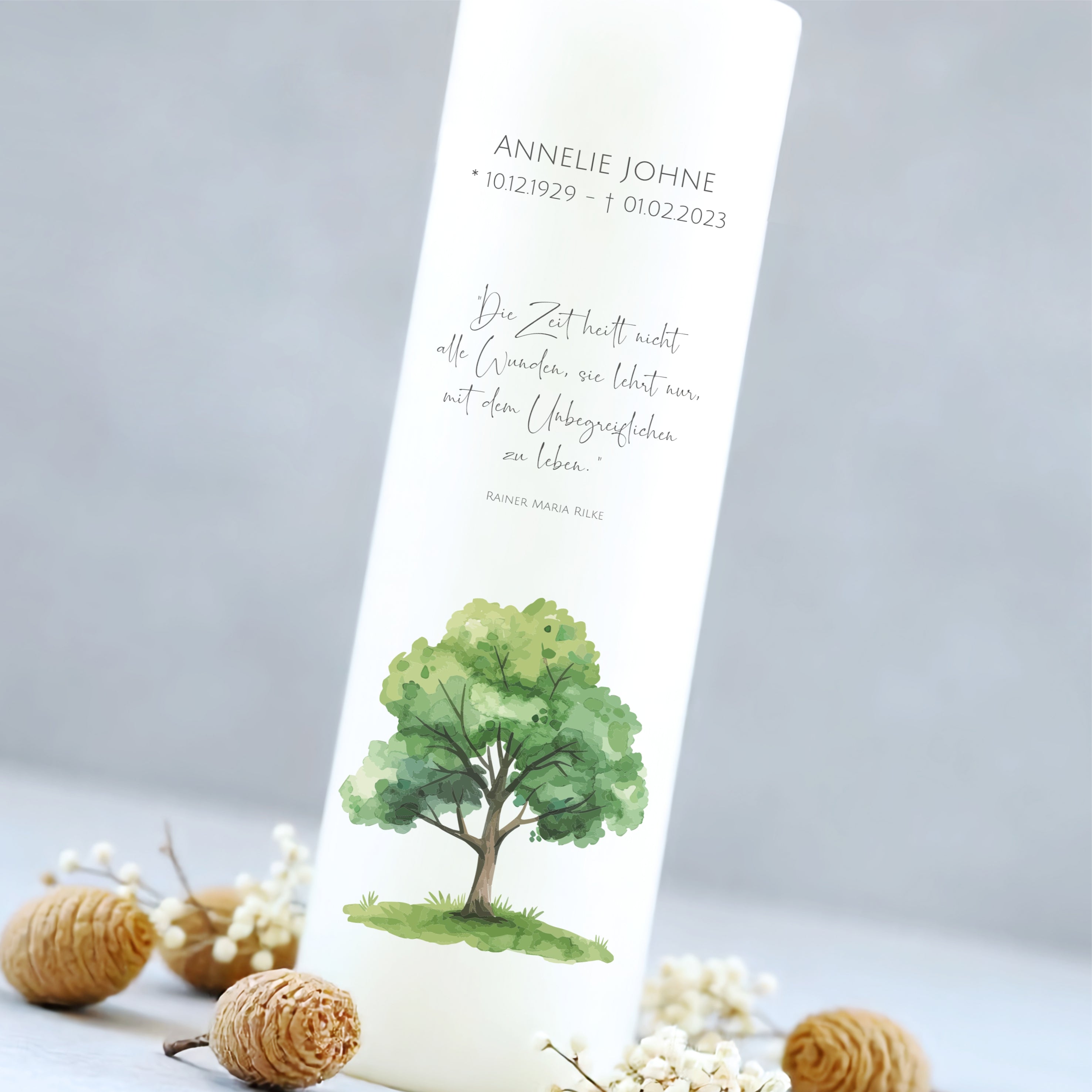 Gedenkkerze | Baum