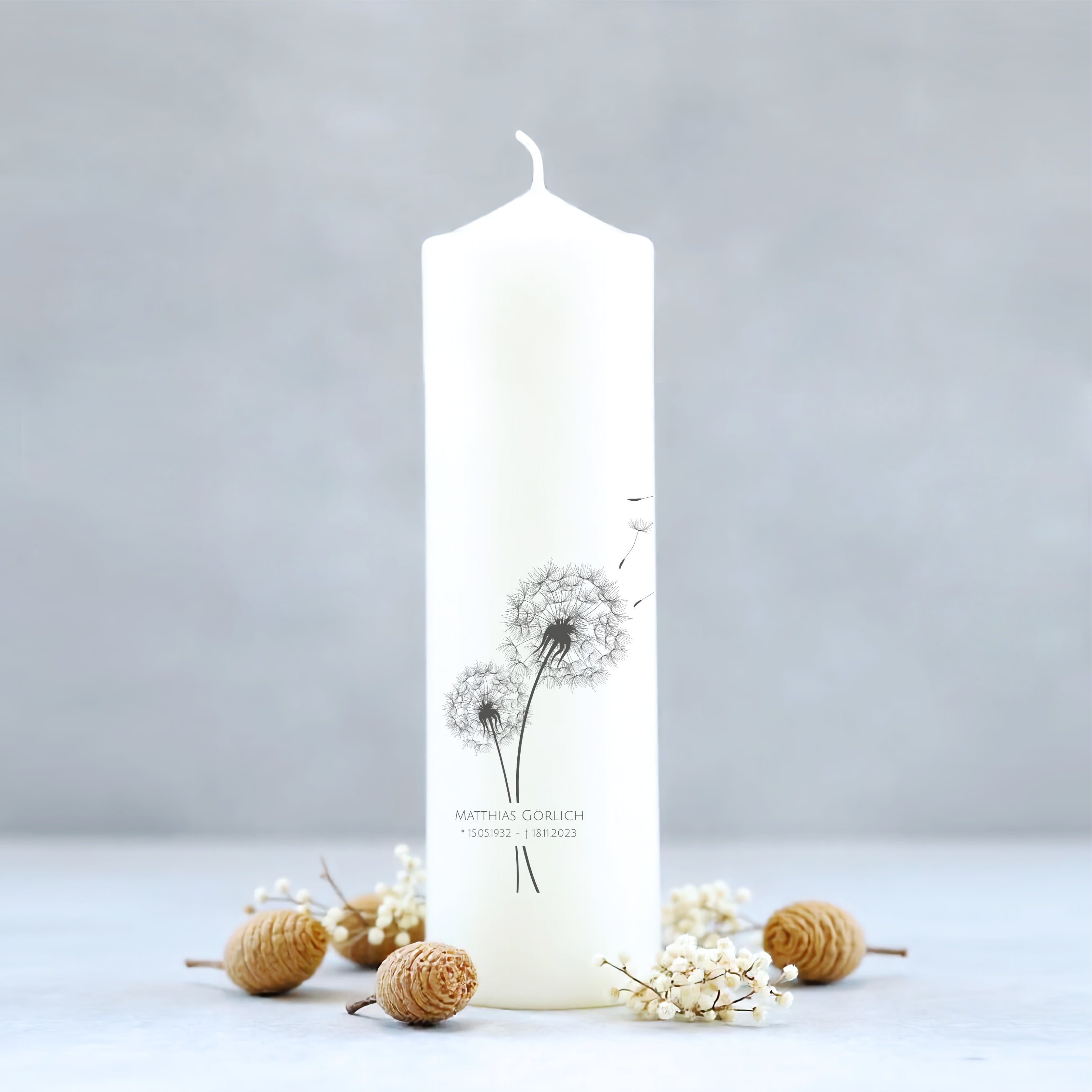 Gedenkkerze | Pusteblume