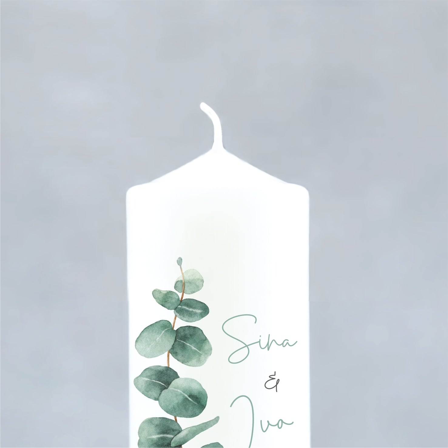 Hochzeitskerze | Eukalyptus